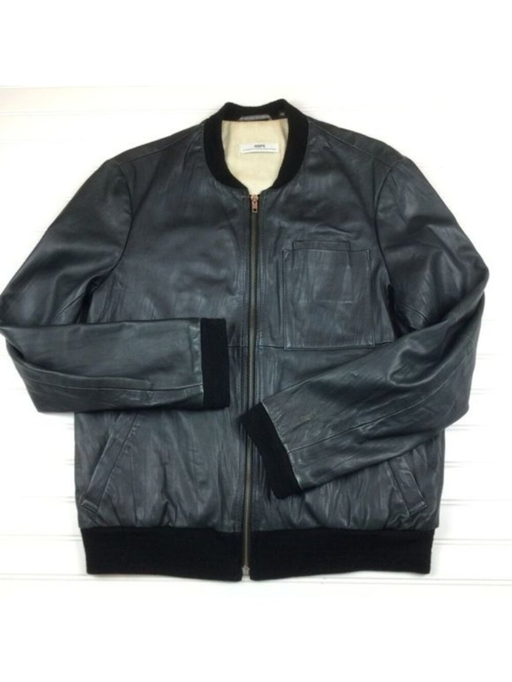 HOPE Leather Jacket by Ringstrand Soderburg Stockholm Sweden Mens US Medium 38